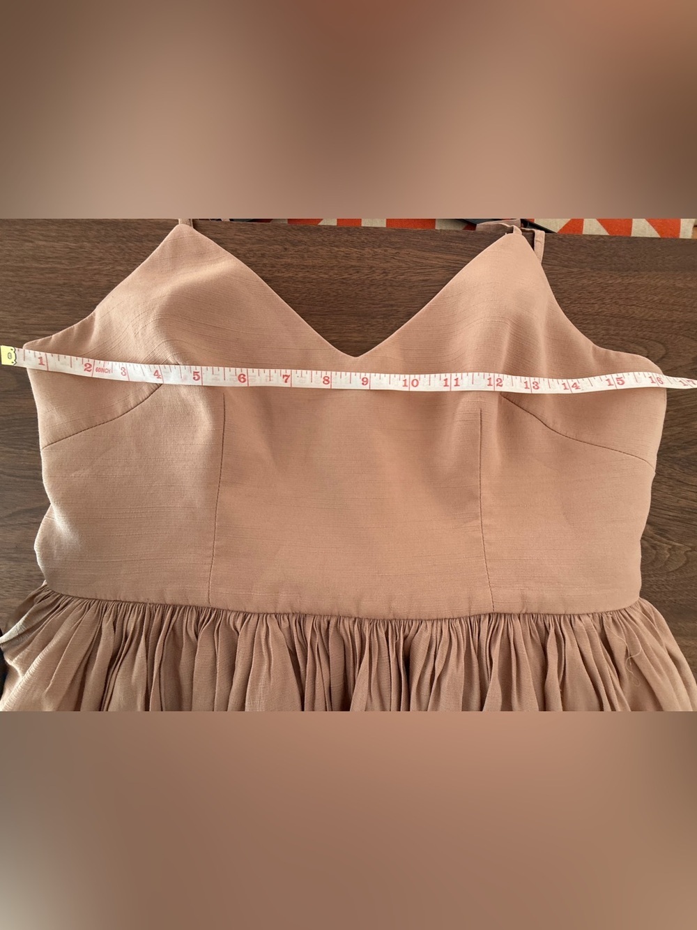 Sleeveless Fit and Flare Mini Dress in Dusty Rose - Picture 10 of 13
